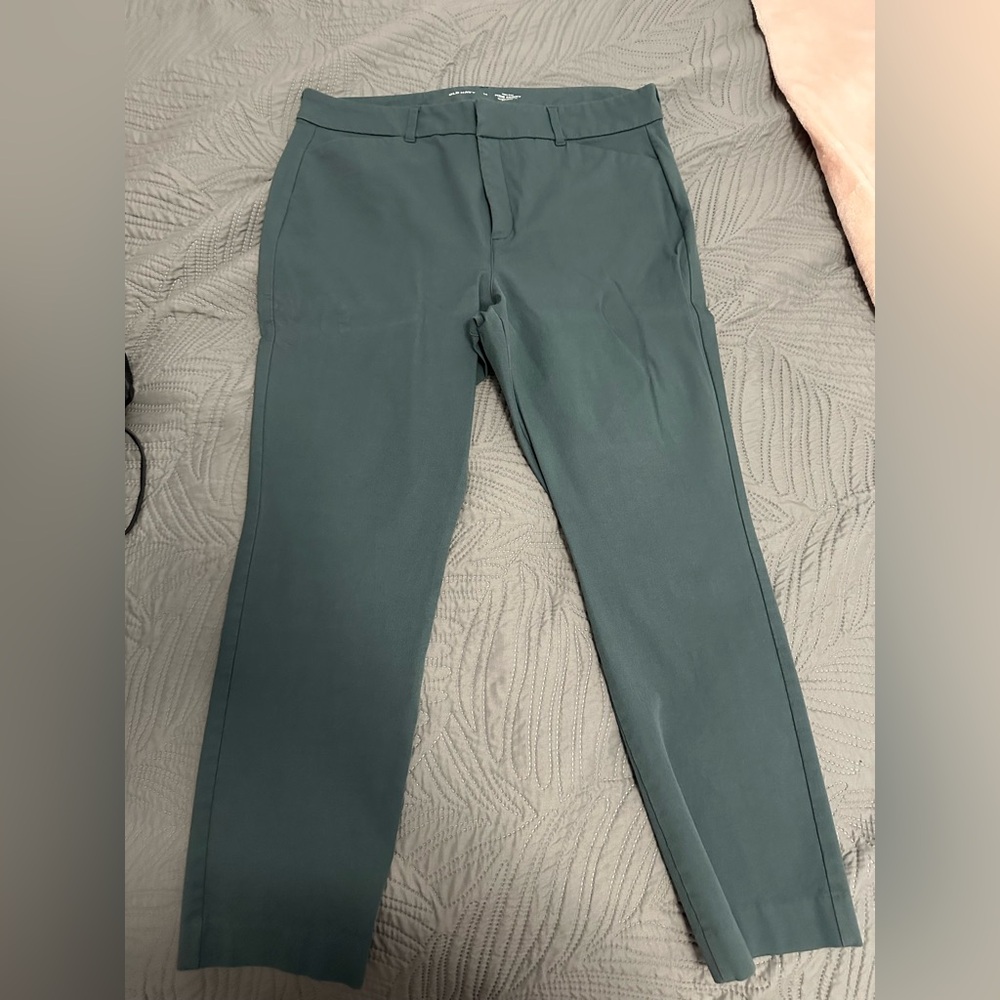 Green pixie pants